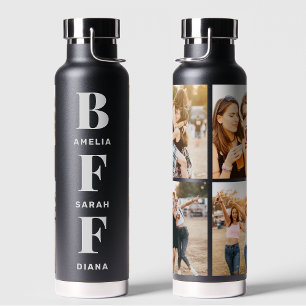 Botella De Agua BFF   Mejores Amigos 4 Nombres personalizados de C