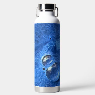 Botella De Agua Bichos de pintura azul