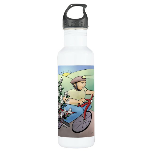 Botella De Agua Bicicleta (Anverso)