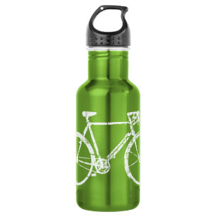 Botella De Agua bicicleta blanca