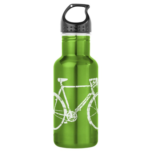 Botella De Agua bicicleta blanca (Anverso)