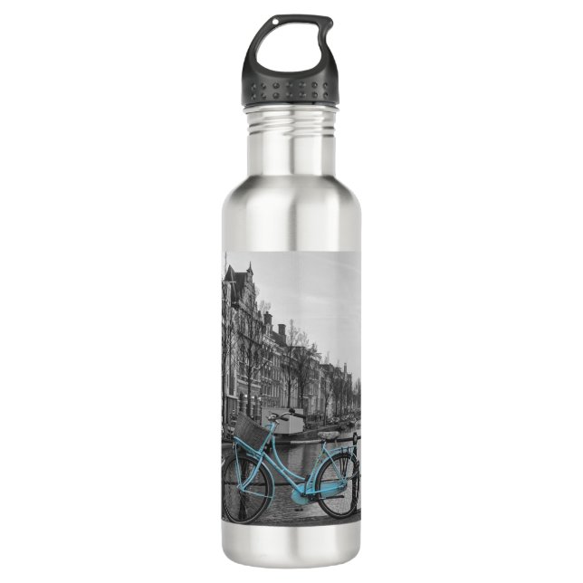 Botella De Agua Bicicleta de Amsterdam (Anverso)