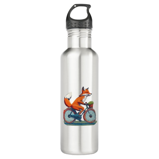 Botella De Agua Bicicleta Fox (Anverso)