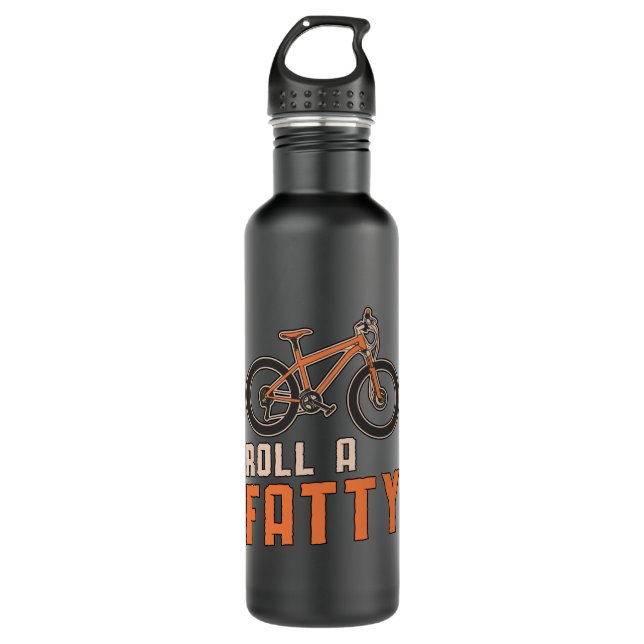 Botella De Agua Bicicleta Grasa Un Bicicleta De Montaña Gratuita B (Anverso)