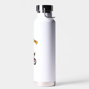 Botella De Agua Bicicleta Guay Giraffe Riding