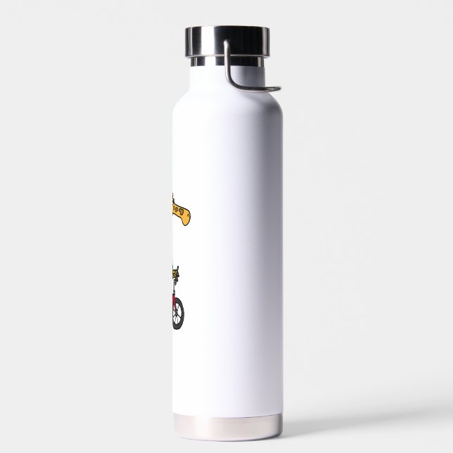 Botella De Agua Bicicleta Guay Giraffe Riding (Izquierdo)