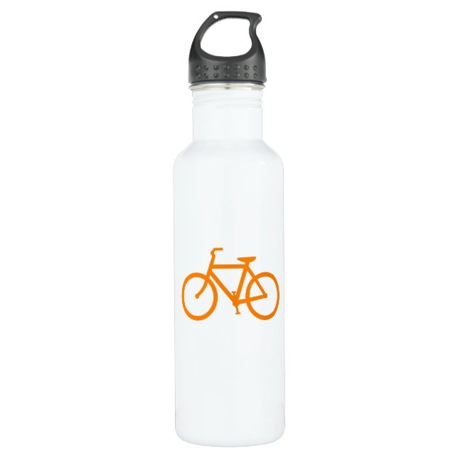 Botella De Agua Bicicleta naranja (Anverso)