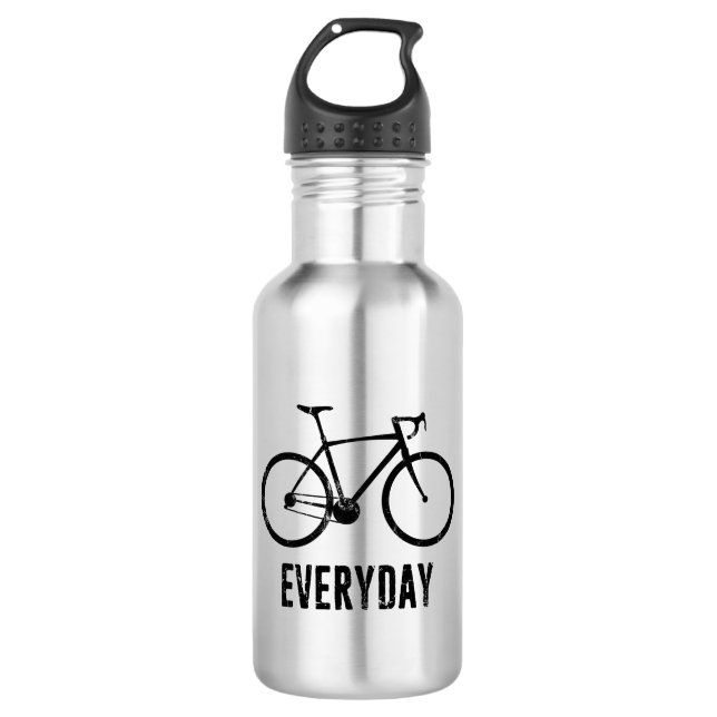 Botella De Agua Bicicleta todos los días (Anverso)