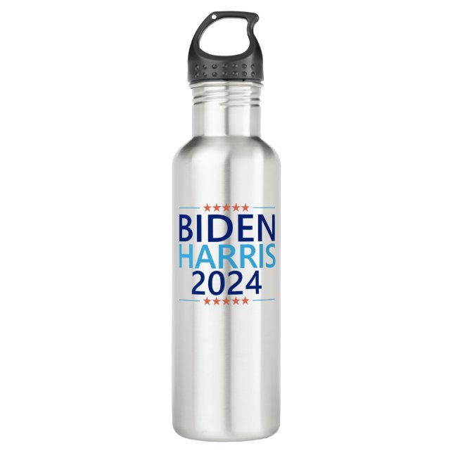 Botella De Agua Biden Harris 2024 por las elecciones presidenciale (Anverso)