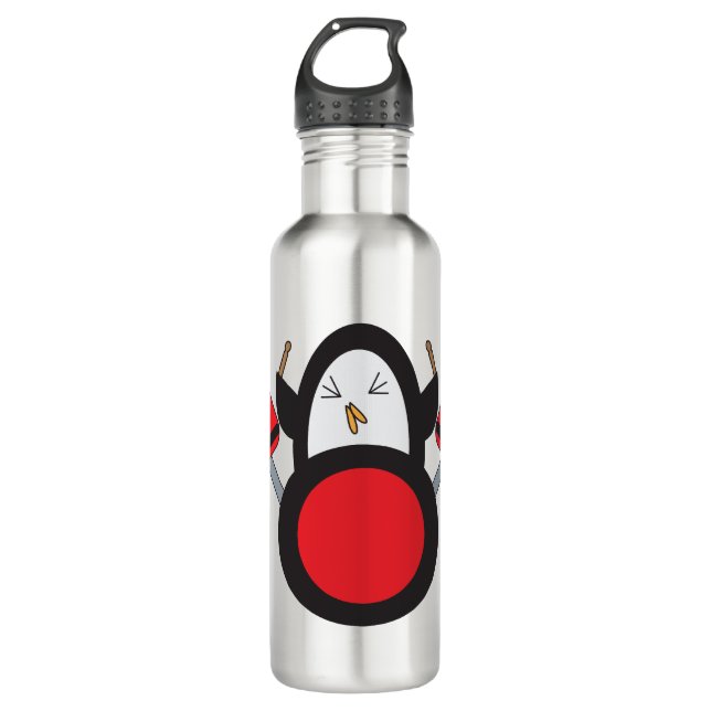 Botella De Agua Bidón Adorable Pingüino (Anverso)