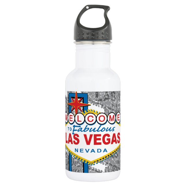 Botella De Agua Bienvenidos a Fabulous Las Vegas (Anverso)