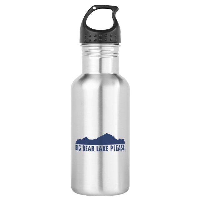 Botella De Agua Big Bear Lake California Please (Anverso)