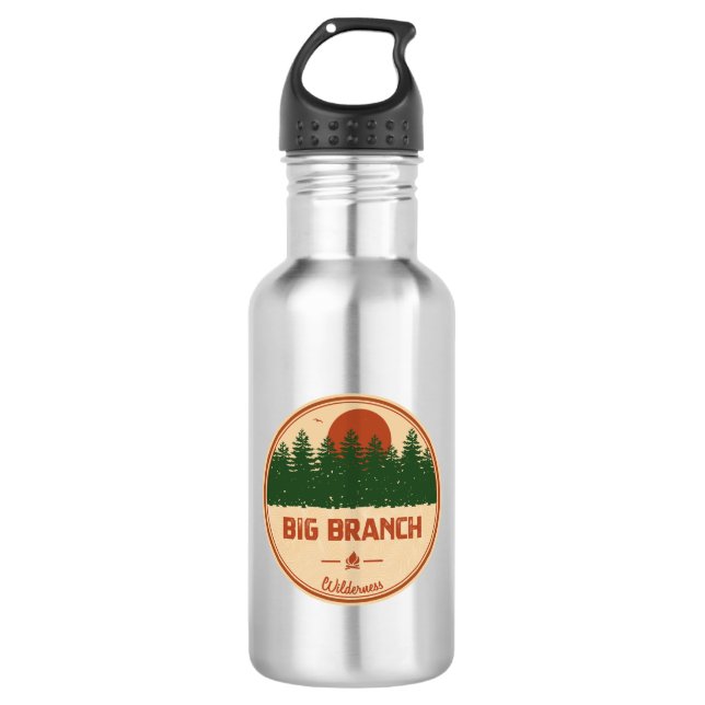Botella De Agua Big Branch Wilderness Vermont (Anverso)