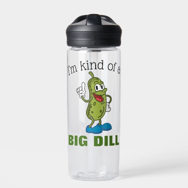Botella De Agua Big Dill Pickle Pun (Delante)