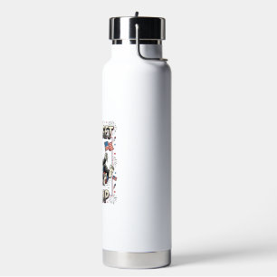 Botella De Agua Bigfoot Divertido Vamos a Encendernos Patriótico