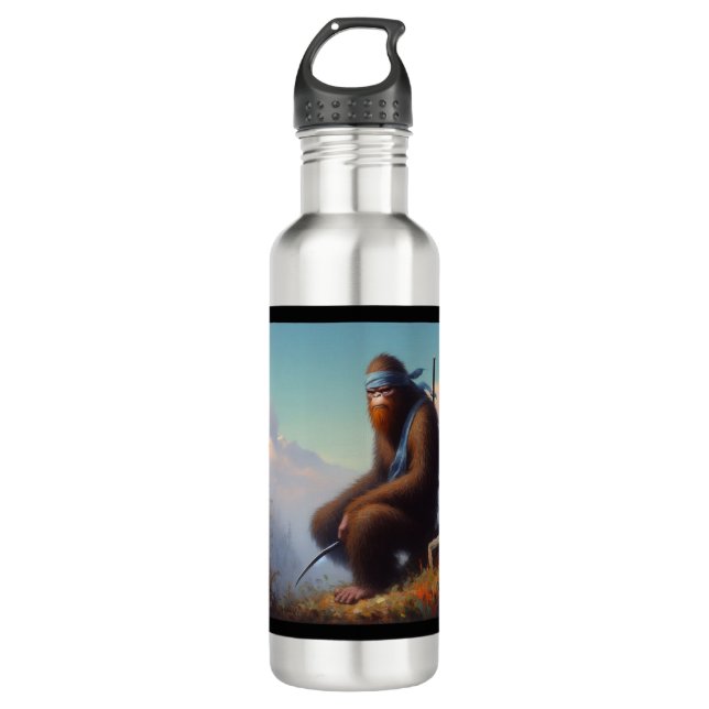 Botella De Agua Bigfoot Ninja (Anverso)