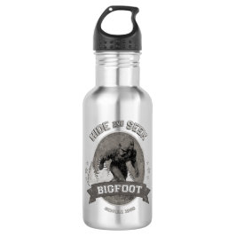 Botella De Agua Bigfoot Yeti. Sasquatch. Retro, vendimia