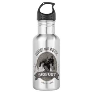 Botella De Agua Bigfoot Yeti. Sasquatch. Retro, vendimia