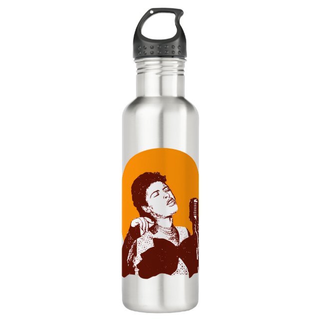 Botella De Agua Billie Holiday (Anverso)