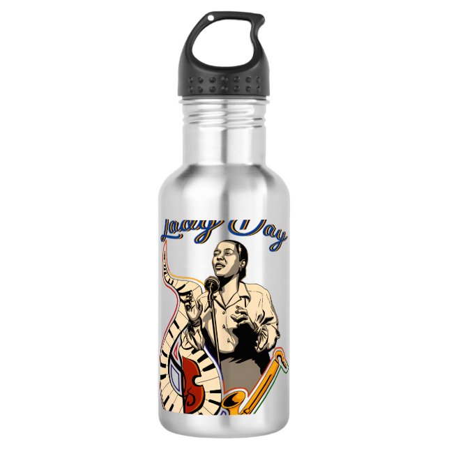 Botella De Agua Billie Holiday (Anverso)