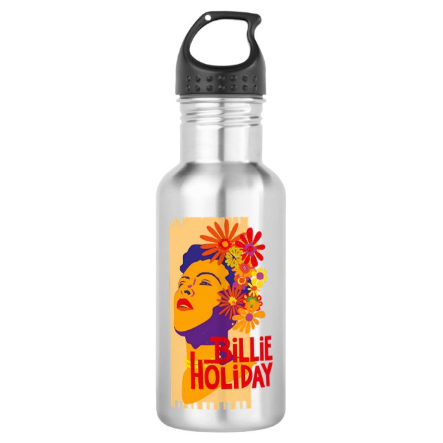 Botella De Agua Billie Holiday (Anverso)