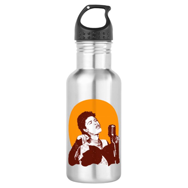 Botella De Agua Billie Holiday (Anverso)
