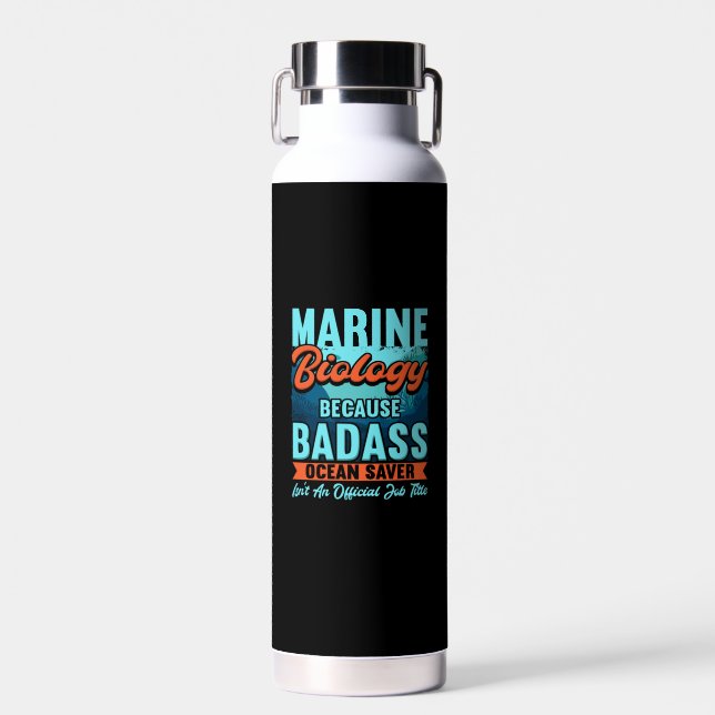 Botella De Agua Biólogo marino (Delantero)