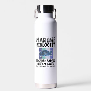 Botella De Agua Biólogo Marino Biología Marina
