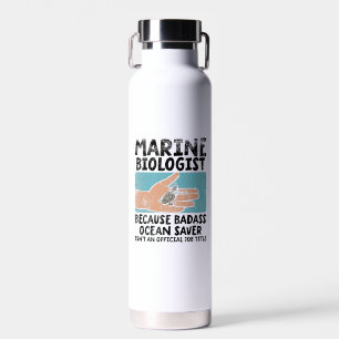 Botella De Agua Biólogo Marino Biología Marina