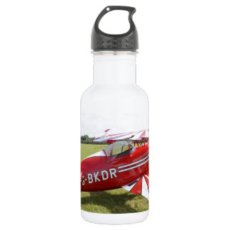 Botella De Agua Biplano rojo