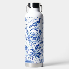 Botella De Agua Bird Chinoiserie French Toile