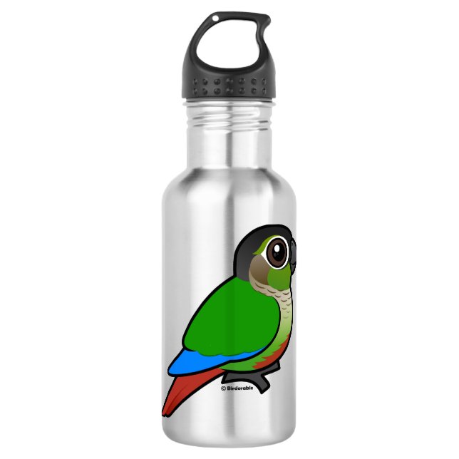 Botella De Agua Birdorable Conure Verde-cheeked (Anverso)
