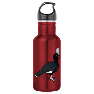 Botella De Agua Birdorable Curassow con casco
