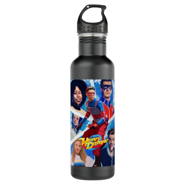 Botella De Agua Birthday Gift Henry Danger Poster Streetwear Boys  (Anverso)