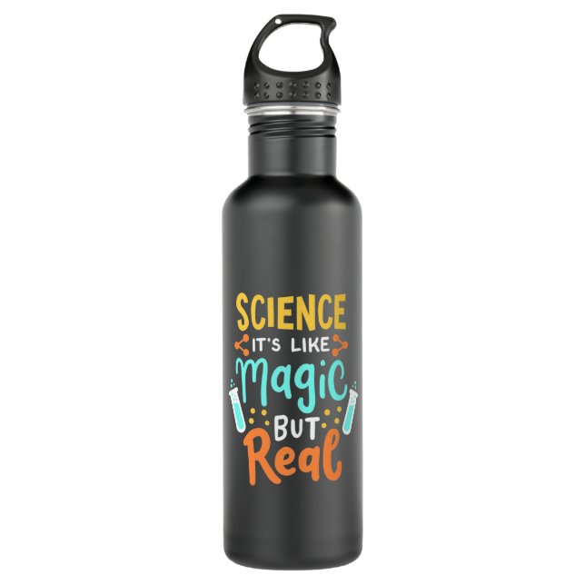 Botella De Agua Birthday Gift | Science It Is Like Magic (Anverso)