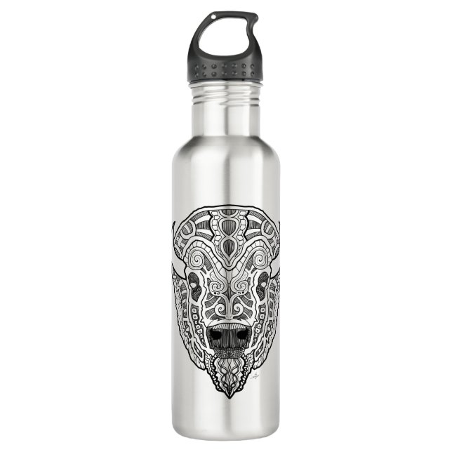 Botella De Agua Bisonte (Anverso)