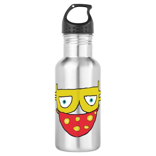 Botella De Agua Bitcoin Bandit (Anverso)