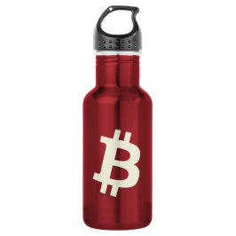 Botella De Agua Bitcoin Estándar ₿ (Rojo)