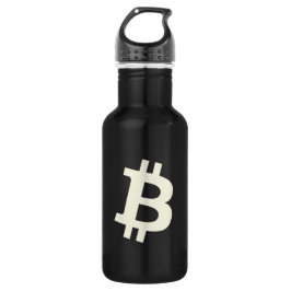 Botella De Agua Bitcoin Standard ₿ (Black)