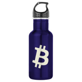 Botella De Agua Bitcoin Standard ₿ (Blue)