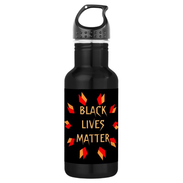 Botella de agua Black Lives Matter (Anverso)