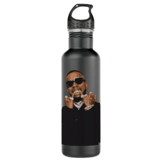 Botella De Agua Black Retro Tory Lanez