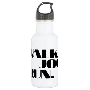 Botella De Agua BLACK WALK JOG RUN (fuente CHUNKY)
