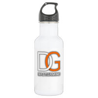 Botella de agua blanca de la DG Mastermind