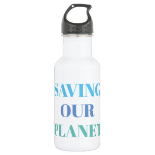 Botella de Agua Blanca - SALVANDO NUESTRO PLANETA
