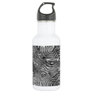 Botella De Agua Blanco de aluminio con impresión de fundición