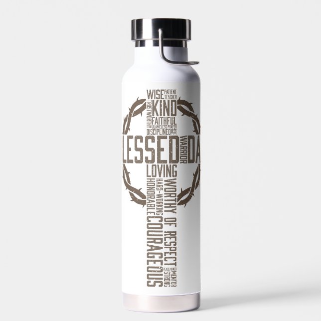 Botella De Agua Blessed Dad (Izquierdo)