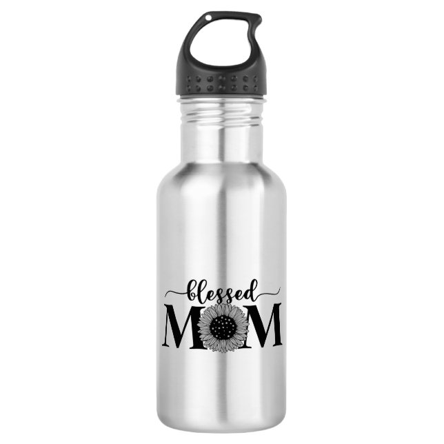 Botella De Agua Blessed Mom (Anverso)