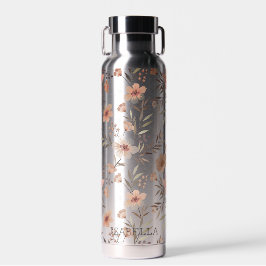 Botella De Agua Blossom Hydration - Personalized Boho Floral