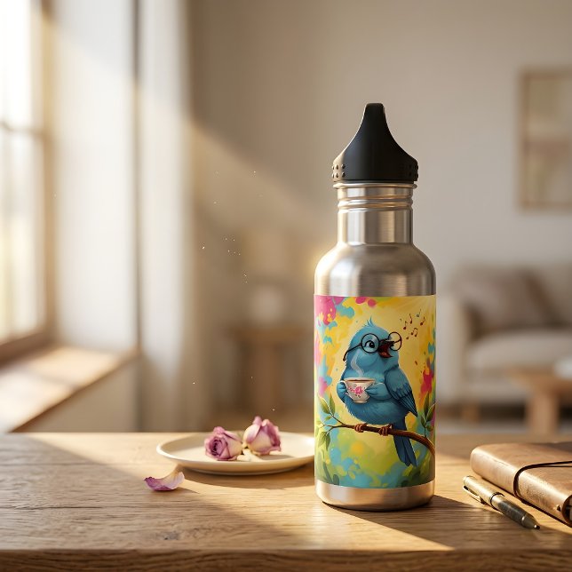 Botella de agua Blue Bird (Subido por el creador)
